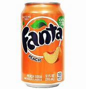 Pack de 24 canettes  Fanta pêche americain  , 33 cl